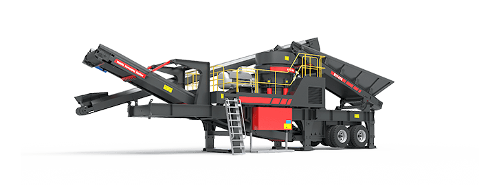 Мобильная установка для дробления средней и мелкой фракции